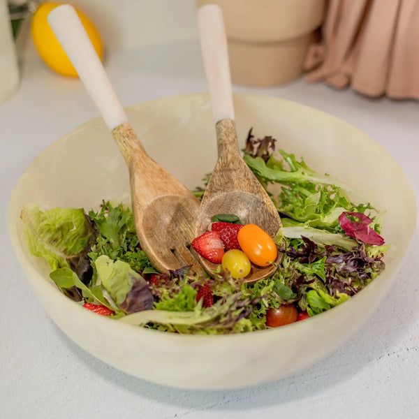 Resin Collection Salad Servers