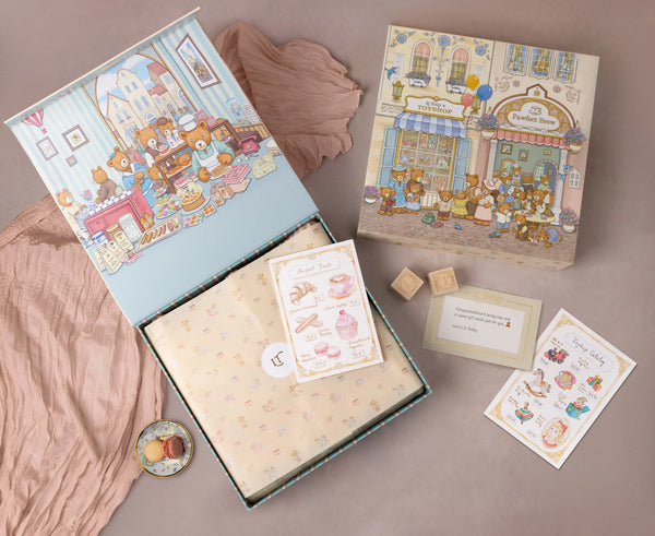 Lil Teddy’s Toyshop Snuggle Sugary Pink Blanket