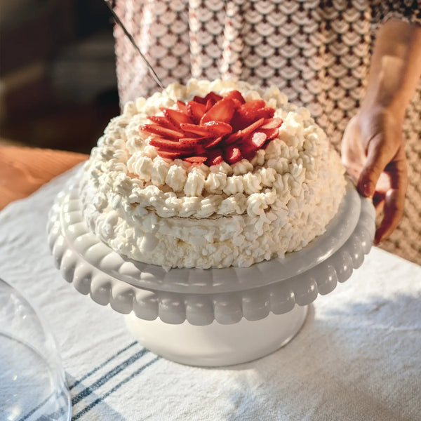 Tiffany Cake Stand with Dome