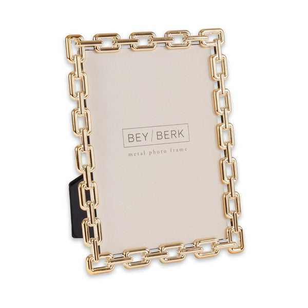 Rose Gold Chain Link Picture Frame