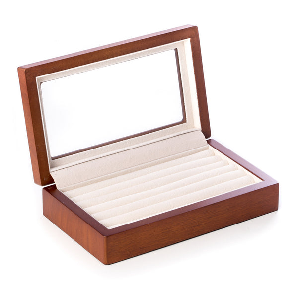 Cherry Wood Cufflink Box