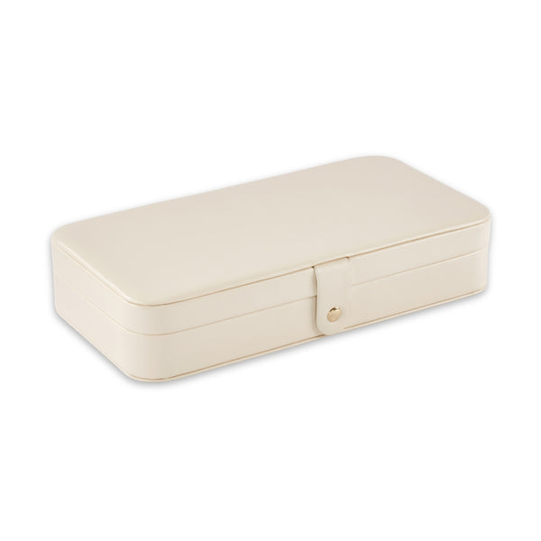 Cream Isla Jewelry Case