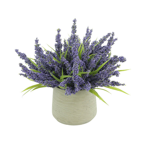 Lavender Arrangement in Fiberstone Pot