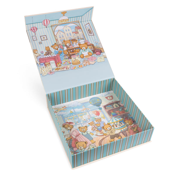 Lil Teddy’s Merry Go Snuggle Blueberry Biscuit Blanket