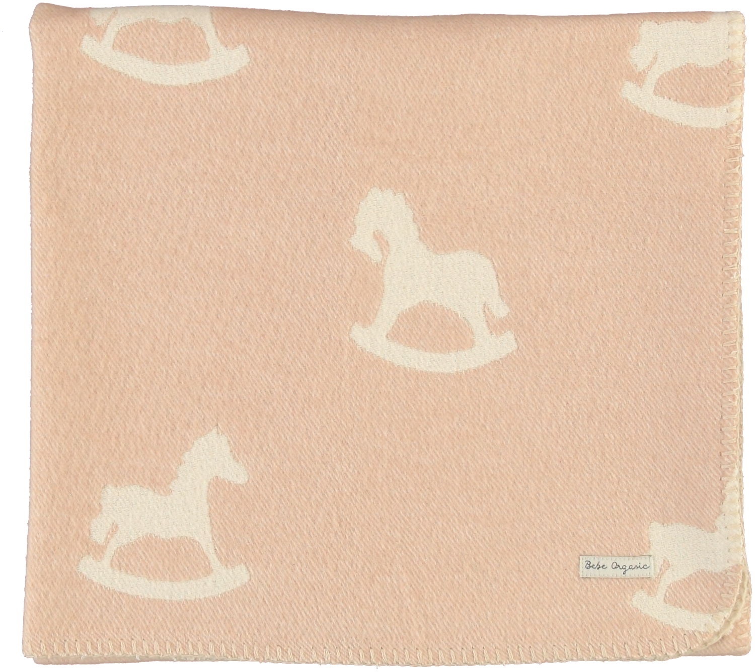 Bebe Organic Dusty Pink Cuddle Horse Blanket