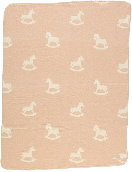 Bebe Organic Dusty Pink Cuddle Horse Blanket
