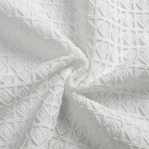 Lace Diamond Filagree Lined Tablecloth