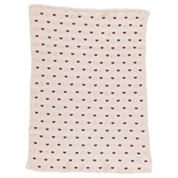 Bebe Organic Heart Motif Love Blanket