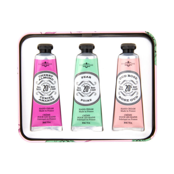 La Chatelaine Rose Hand Cream Trio