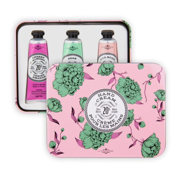 La Chatelaine Rose Hand Cream Trio