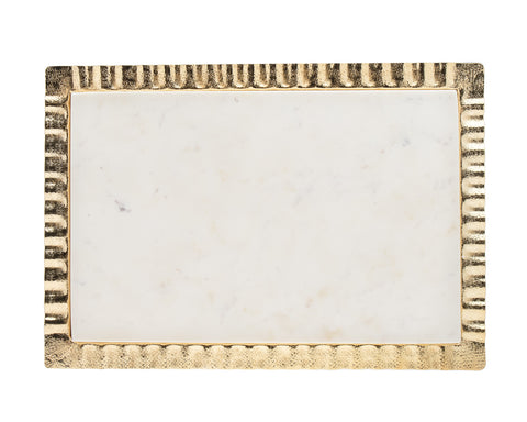 Ripple Gold Marble Tray