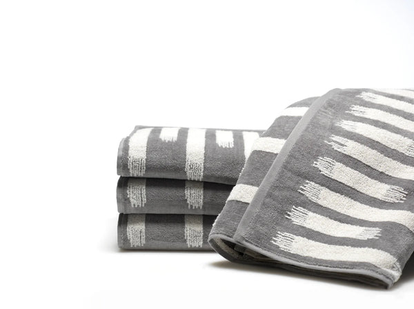 Strokes Grey Hand Towel