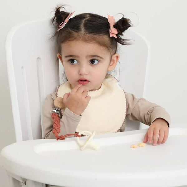 Adora 2 Pack Muslin Bibs- Nuetral