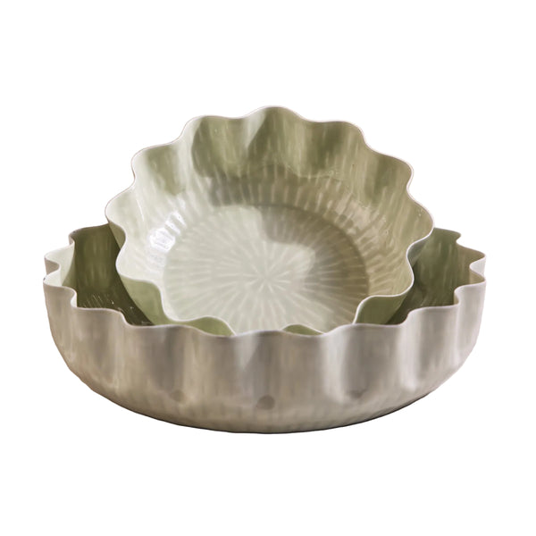 Nera Light Green Salad Bowl