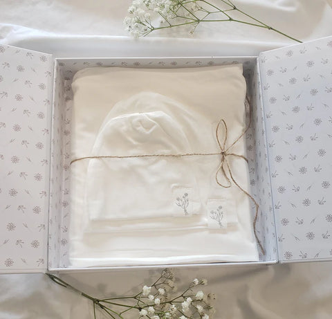 Cloud White Swaddle Set