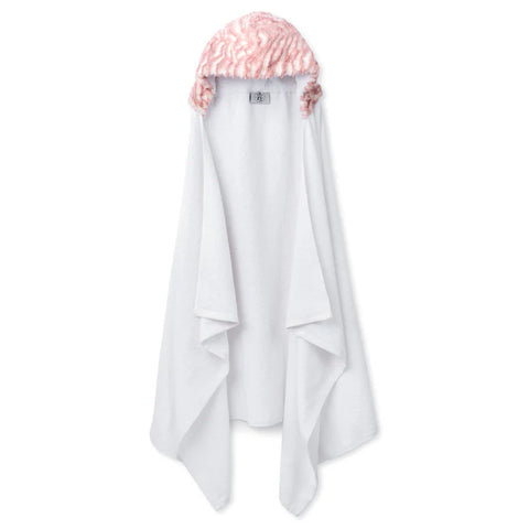 Zandino Evelyn Snowy Rose White Hooded Towel