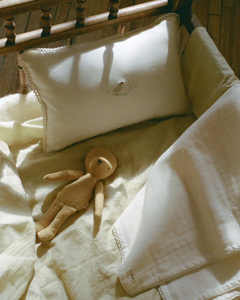 Ferne Baby Voile Birdie Pillow