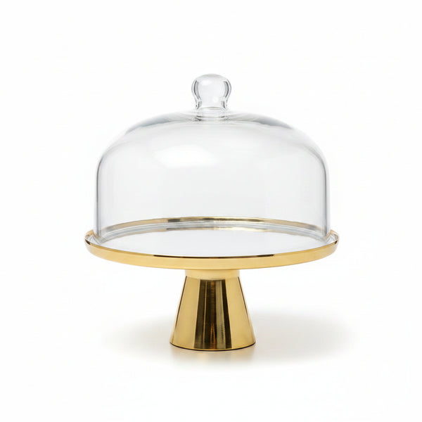 Cake Stand on Gold Pedestal