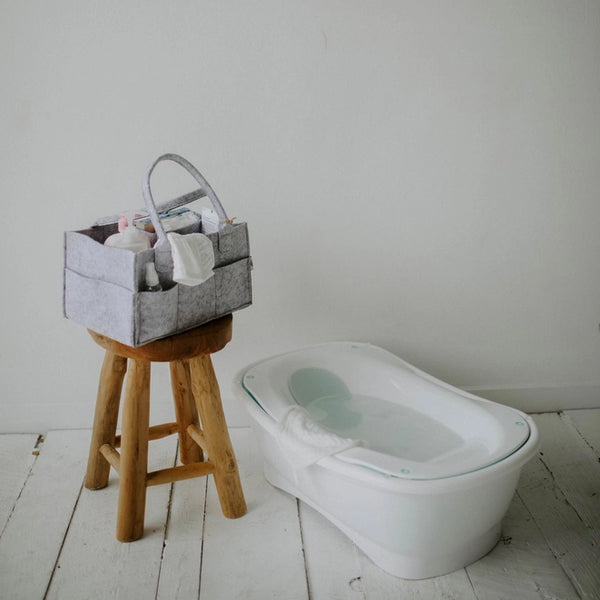 Grey Baby Storage Caddy- Regular