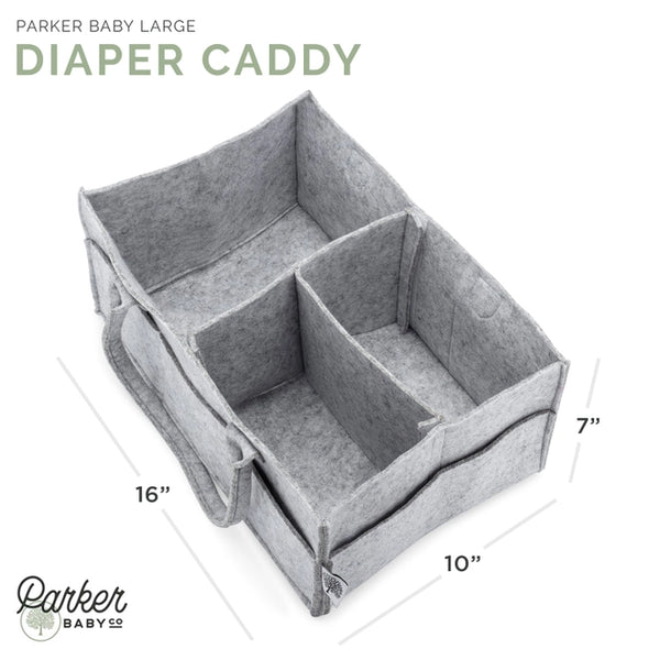 Grey Baby Storage Caddy- Large