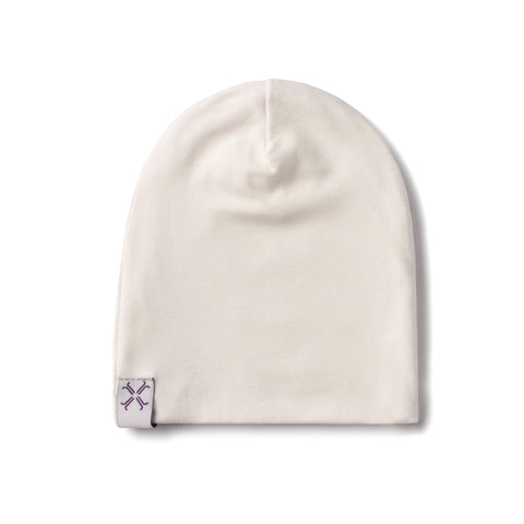 Natural White Baby Beanie