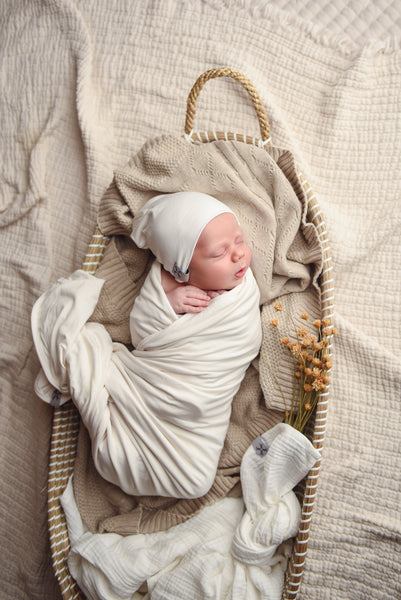 Natural White Swaddle Set