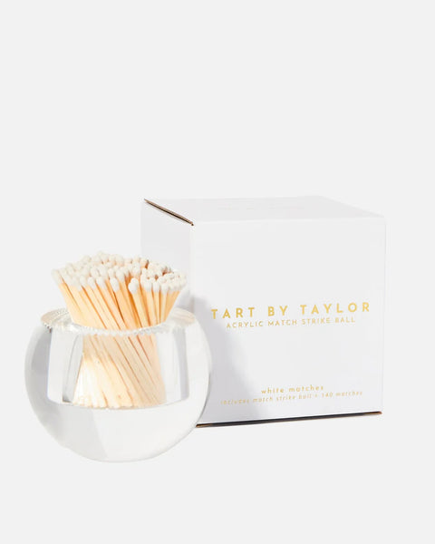 Tart by Taylor Round Match Strike- White