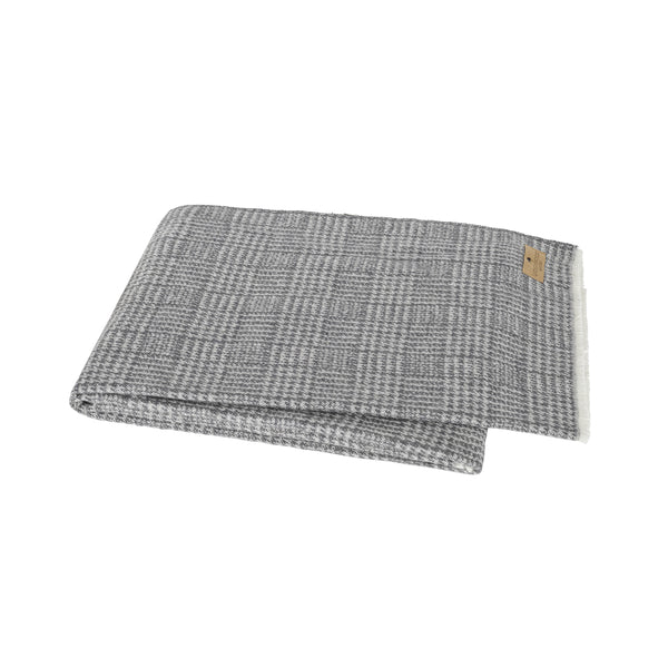 Lands Downunder Charcoal Sutton Plaid Throw