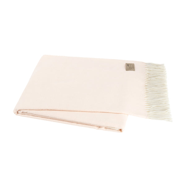 Lands Downunder Pink Salt Italian Herringbone Throw