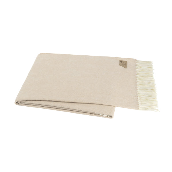 Lands Downunder Soft Linen Italian Herringbone Throw