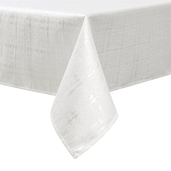 Jacquard White Wave Tablecloth