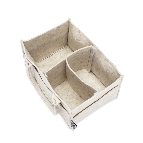 White Baby Storage Caddy- Large